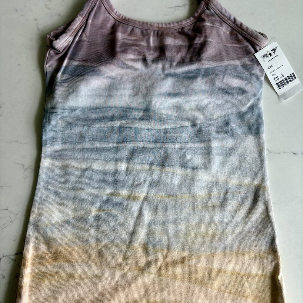 Hard Tail Tie Dye Tank Top with Built In Bra